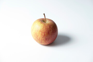 red apple on a white background