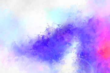 Artistic vibrant and colorful wallpaper.Brushed Painted Abstract Background. Brush stroked painting.