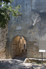 Gate at town Groznja, Istria, Croatia