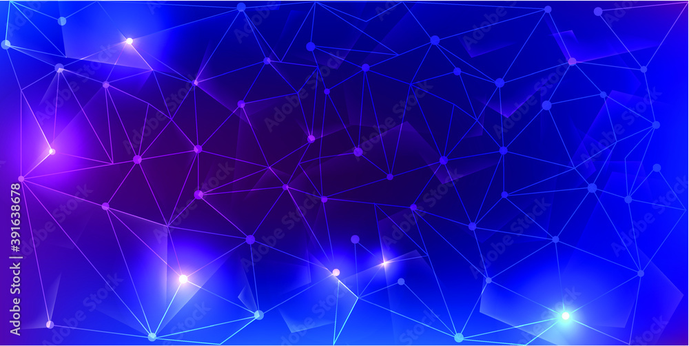 Poster plexus net patterns for digital and science technology background banner and wallpapers.vector illus