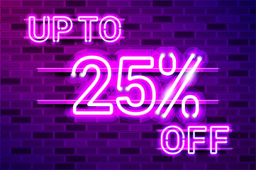 UP TO 25 percent OFF glowing purple neon lamp sign
