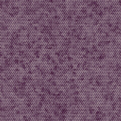 Winter seamless knitted shabby and melange pattern, purple