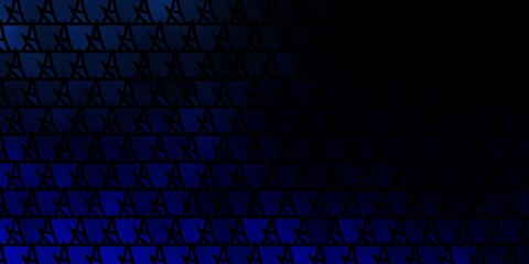 Dark BLUE vector layout with lines, triangles.