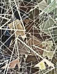 Modern art. Colorful contemporary artwork. Color strokes of paint. Brushstrokes on abstract background. Brush painting.