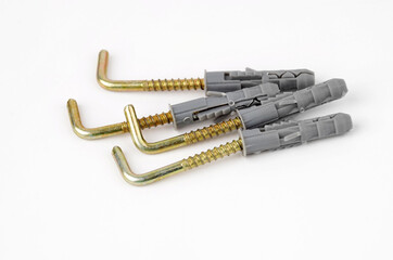 Screw hook with dowel