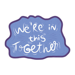 new normal, positive message handwritten, after coronavirus covid 19