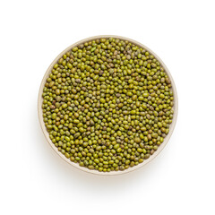 Isolated beans plate on white background for scene creator