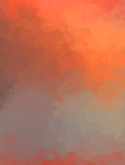 Brushed Painted Abstract Background. Brush stroked painting. Strokes of paint. 2D Illustration.