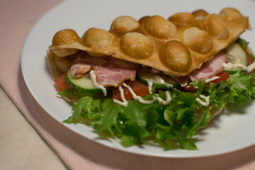 hong kong waffles fast food