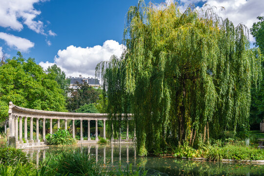 Parc Monceau with its Classical Colonnade, Paris