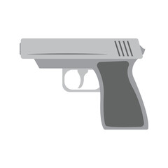 Fototapeta premium Isolated gun machine element war icon- Vector