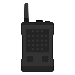 Isolated radio comunicator gun war icon- Vector