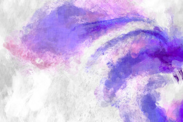 Fototapeta premium Rough brushstrokes on abstract background. Brush painting. Color strokes of paint. Unique wall art. Modern art on canvas. Colorful contemporary artwork.