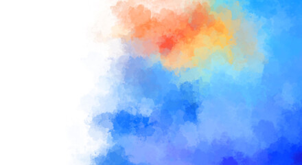 Brushed Painted Abstract Background. Brush stroked painting. Artistic vibrant and colorful wallpaper..