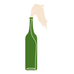 Isolated home bomb gun war icon- Vector