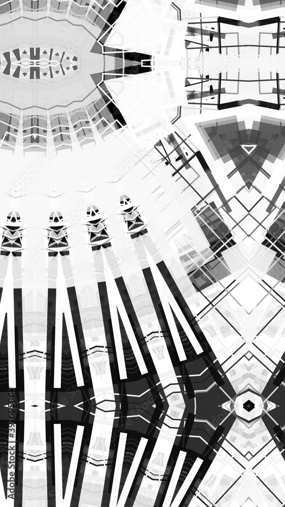 Poster abstract modern stripes lines white and gray background. black angular lines.