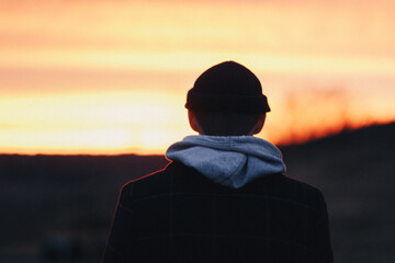 silhouette of a person