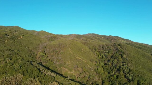 Mountain Landscape near Ukiah California Drone Scenic View