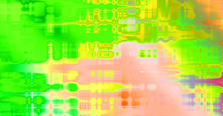 Obraz premium Abstract background. Geometrical elements on aged grunge texture. Graphic illustration with different color patterns.