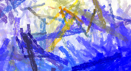 Brushed Painted Abstract Background. Brush stroked painting. Artistic vibrant and colorful wallpaper..