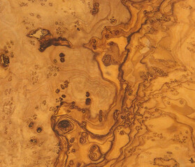 Natural olive wood with beautiful wood grain may used as background