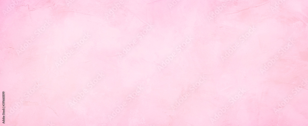 Wall mural beautiful panoramic soft pink background