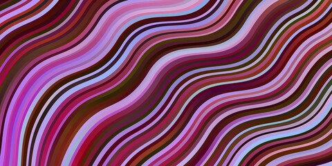Obraz premium Light Multicolor vector layout with wry lines.