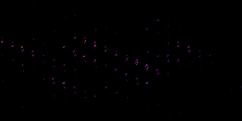 Dark Pink vector backdrop with woman's power symbols.