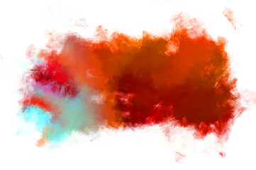 Brushed Painted Abstract Background. Brush stroked painting. Artistic vibrant and colorful wallpaper.