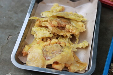 Gorengan: Fried food is one type of popular snack in Indonesia.