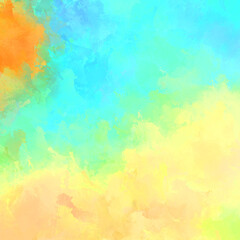 Strokes of paint. 2D Illustration. Brushed Painted Abstract Background. Brush stroked painting. Modern art.