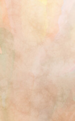 Watercolor abstract painting with pastel colors. Soft color painted illustration of calming composition for poster, wall art, banner, card, book cover or packaging. Modern brush strokes painting.