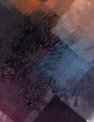 Modern art. Colorful contemporary artwork. Color strokes of paint. Brushstrokes on abstract background. Brush painting.