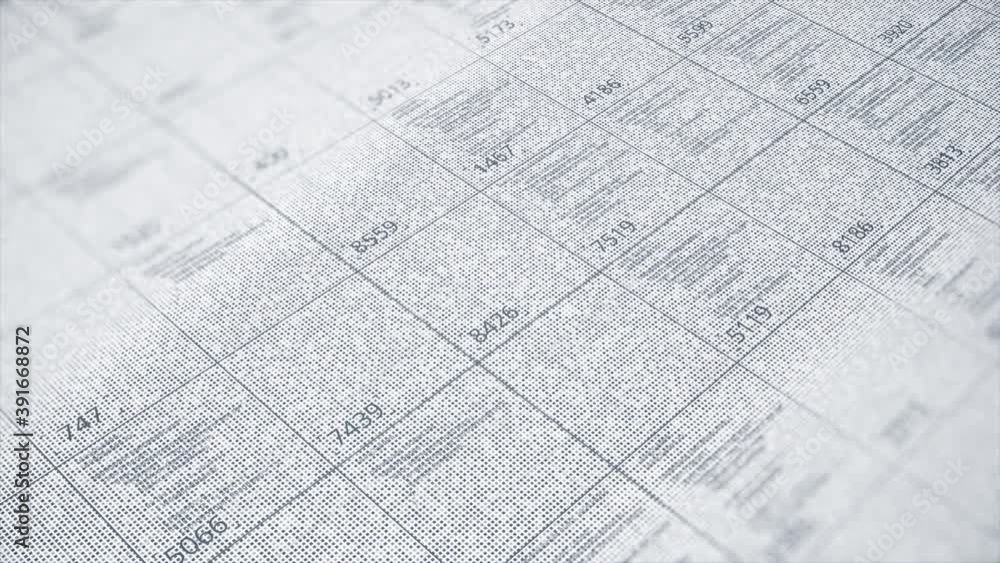 Poster abstract financial chart background. animation. abstract monochrome graphs with running and changing