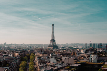 Fototapeta na wymiar Paris 2019 : eiffel tower