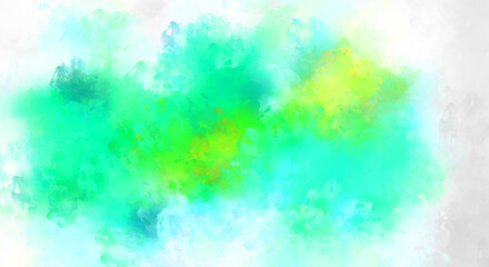 2D illustration of colorful brush strokes. Decorative texture painting. Vibrant paint pattern backdrop.