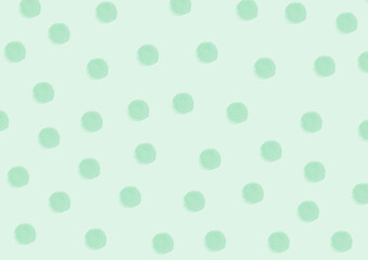 green seamless polka pattern background