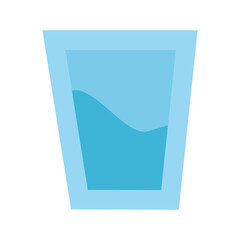 water glass drink isolated icon