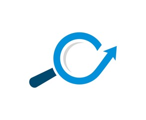 Magnifying glass logo
