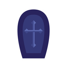 Fototapeta premium halloween stone graveyard isolated icon