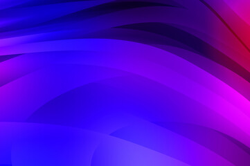Abstract background with colorful gradient. Vibrant graphic wallpaper with stripes design. Fluid 2D illustration of modern movement.