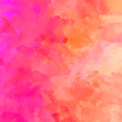 Wall art. Unique and creative illustration. Brush stroked painting. Abstract background of colorful brush strokes. Brushed vibrant wallpaper. Painted artistic creation.