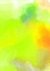 Obraz na płótnie Canvas Abstract colorful watercolor on white background. Digital art painting.