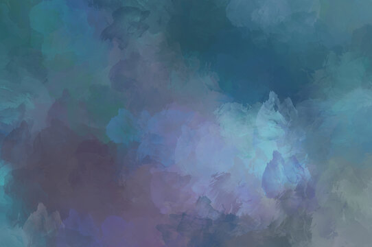 Brushed Painted Abstract Background. Brush stroked painting. Artistic vibrant and colorful wallpaper. © Hybrid Graphics