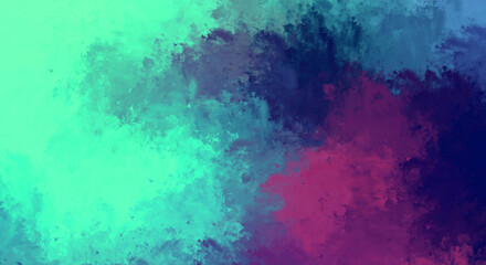 Brushed Painted Abstract Background. Brush stroked painting. Artistic vibrant and colorful wallpaper.