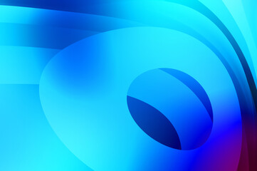 Abstract background with colorful gradient. Vibrant graphic wallpaper with stripes design. Fluid 2D illustration of modern movement.