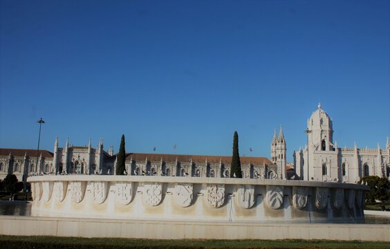 View of the palace of the parliament in Portugal