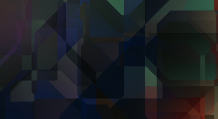 Obraz premium Trendy geometric abstract background in minimalistic flat style with dynamic composition.