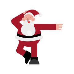 christmas santa claus dancing character