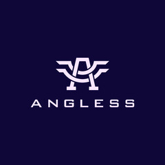 Letter A for Angeles Logo